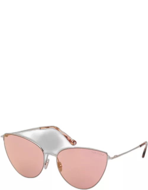 Anais Metal Cat-Eye Sunglasse