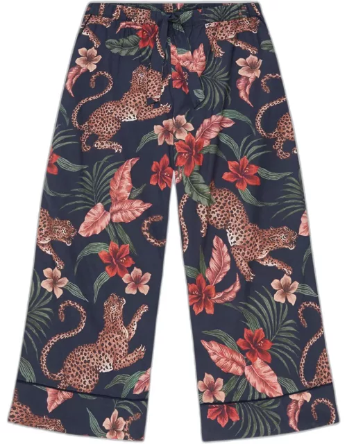 Soleia Leopard Print Wide-Leg Lounge Trouser