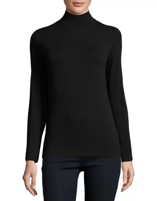 Soft Touch Mock Turtleneck Top