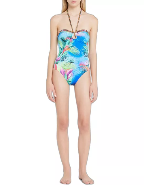 What's Your Vice Bandeau One-Piece Swimsuit