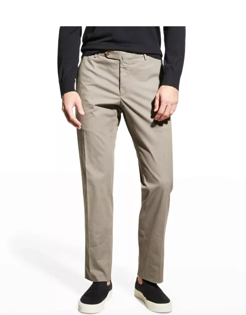 Men's Scoll Cotton-Silk Trouser