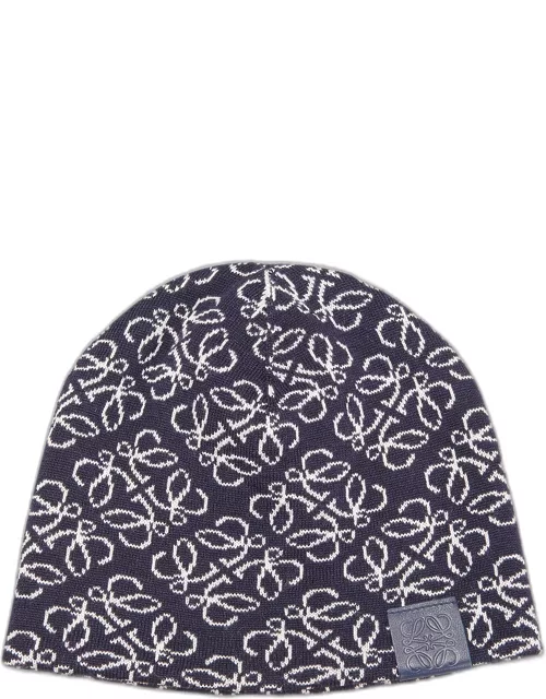 All-Over Anagram Wool Beanie