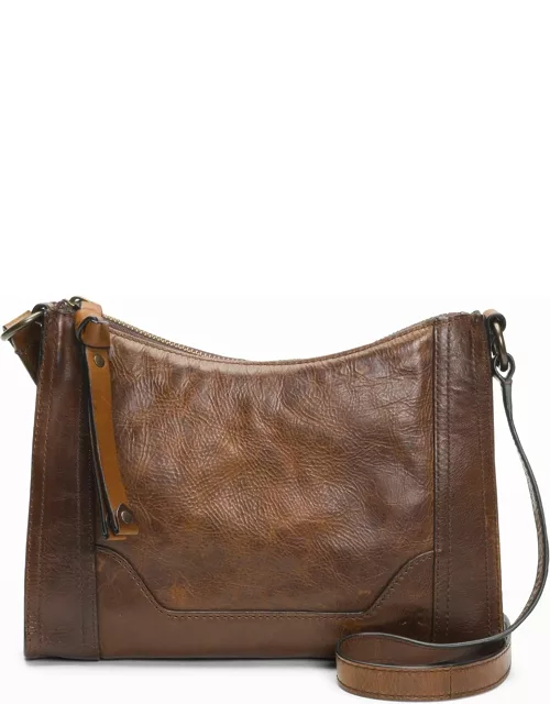 Melissa Antique Leather Zip Crossbody Bag