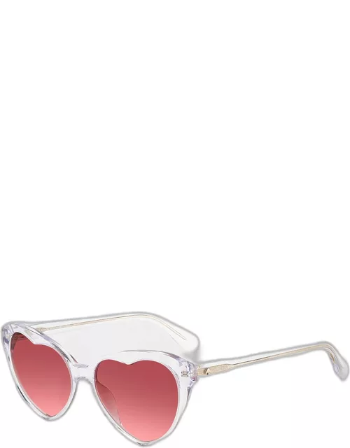 velma acetate butterfly heart sunglasse