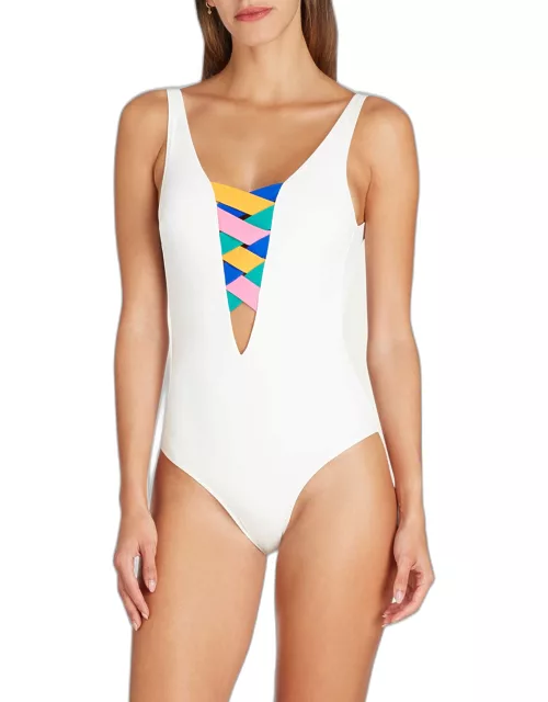 St Martin Bandage One-Piece Swimsuit