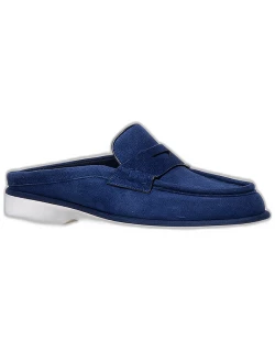 Pamex Suede Penny Loafer Mule