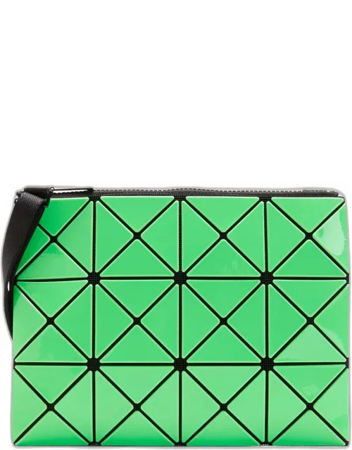 Lucent Glossy Geometric Crossbody Bag