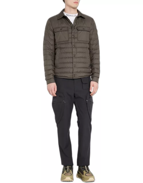 Men's Sanary Quilted Down Shirt Jacket