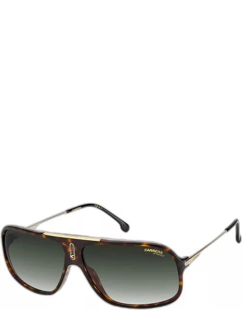 Men's Cool 65 Polarized Rectangle Sunglasse