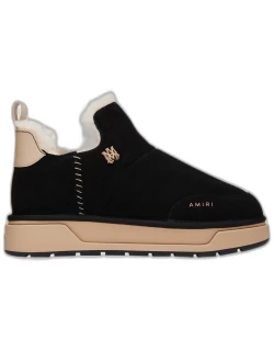 Men's Malibu Shearling-Lined Suede Ankle Boot