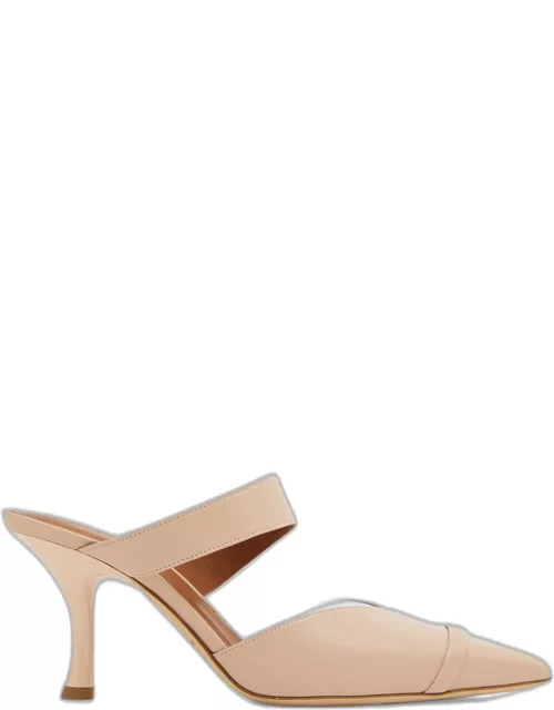 70mm Thick-Strap Pointed-Toe Mule