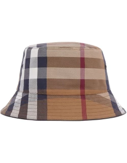 Men's Canvas Check Bucket Hat