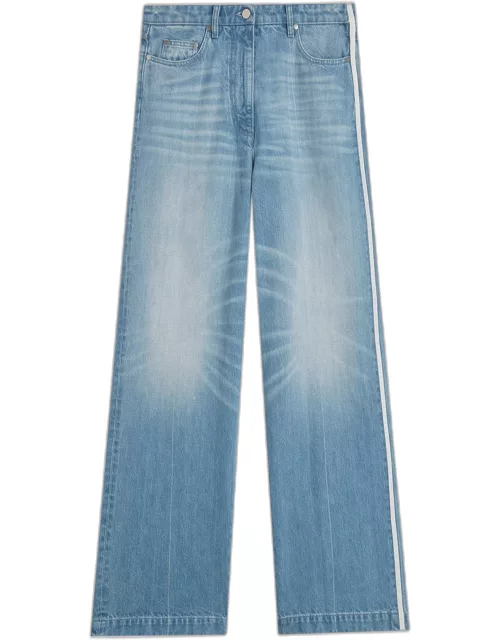 Men's Wide Side-Stripe Jean