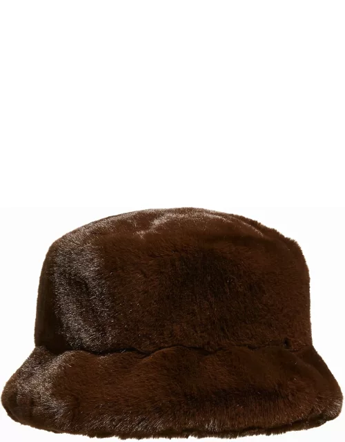 Faux-Fur Cloche Hat