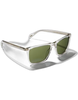 Men's Bernardo Square Translucent Acetate Sunglasse
