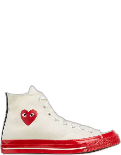 x Converse Red Sole Canvas High-Top Sneaker
