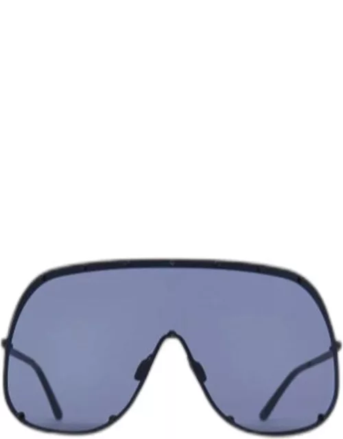 Men's Solid-Frame Shield Sunglasse