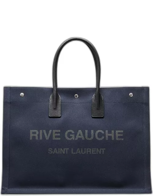 Men's Noe Rive Gauche Canvas Tote Bag