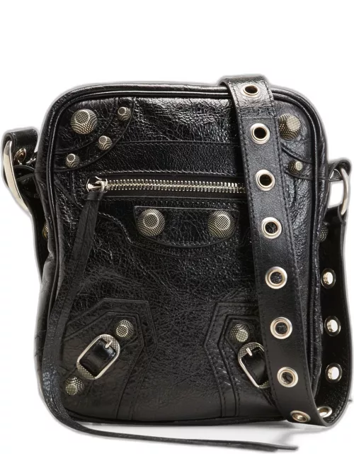 Men's Le Cagole Leather Crossbody Bag