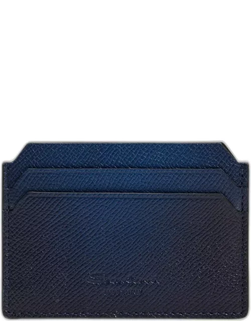 Men's Saffiano Leather Card Case