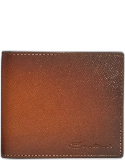 Men's Saffiano Leather Bifold Wallet