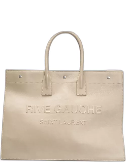 Men's Rive Gauche Leather Tote Bag