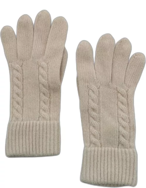 Cashmere Cable Knit Glove