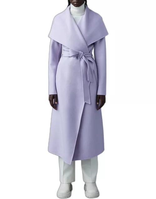 Mai Wool Belted Wrap Coat