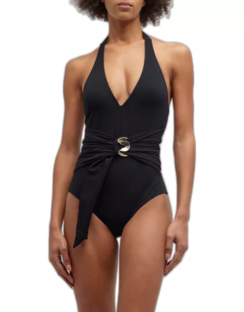 Imelda Belted One-Piece Swimsuit