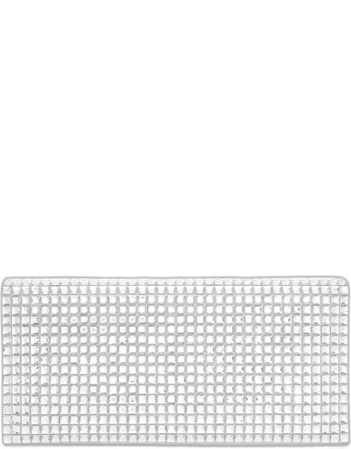 Rectangle Square Crystal Clutch Bag