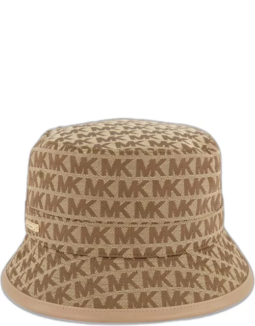 Jacquard Monogram Bucket Hat