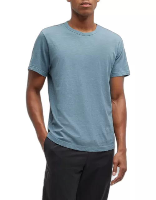 Men's Curved Hem Cotton T-Shirt
