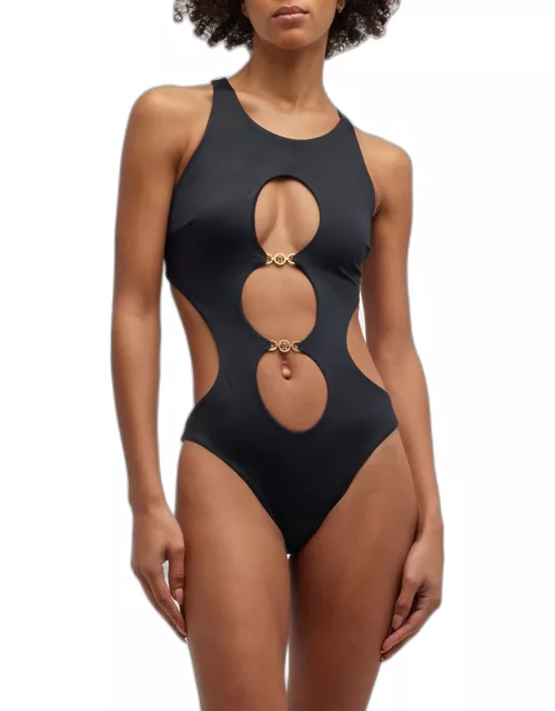 Medusa Cutout One-Piece Swimsuit