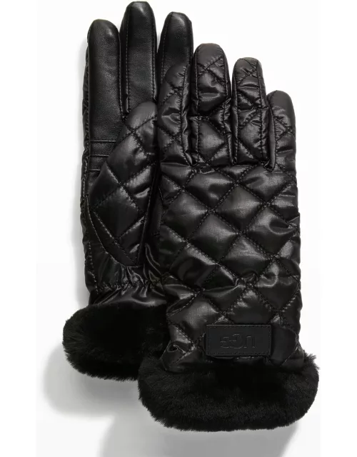 Quilted Performance Leather Glove