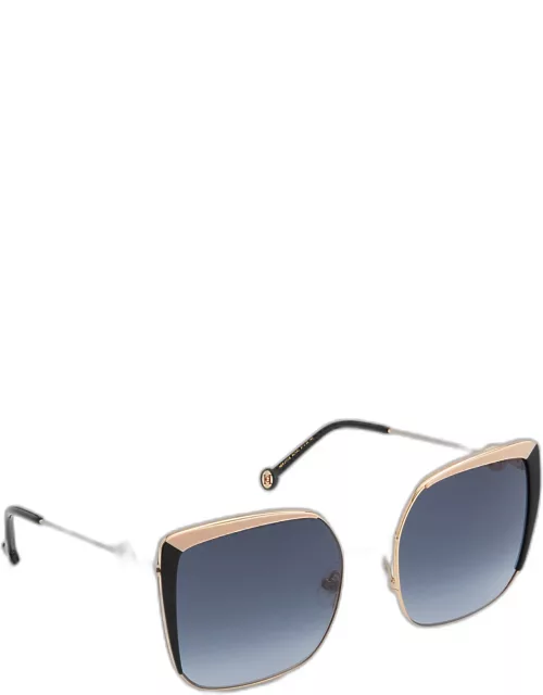 Monogram Square Acetate & Stainless Steel Sunglasse