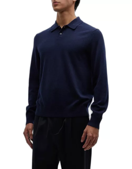 Men's Toby Wool-Cashmere Polo Shirt