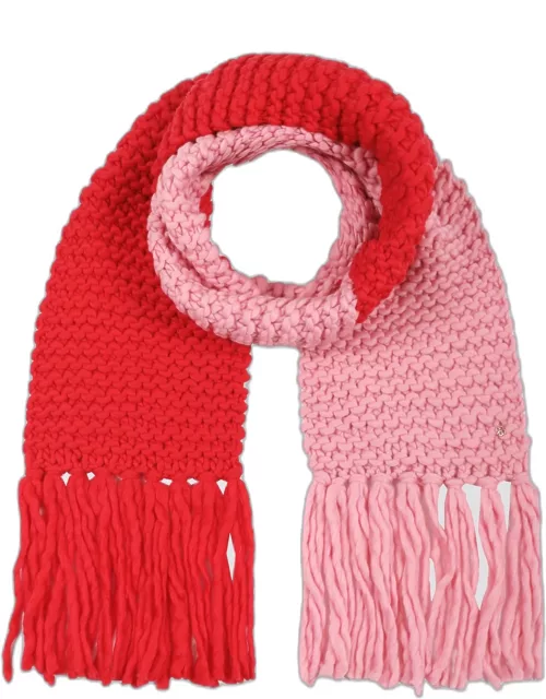 two-tone wool scarf