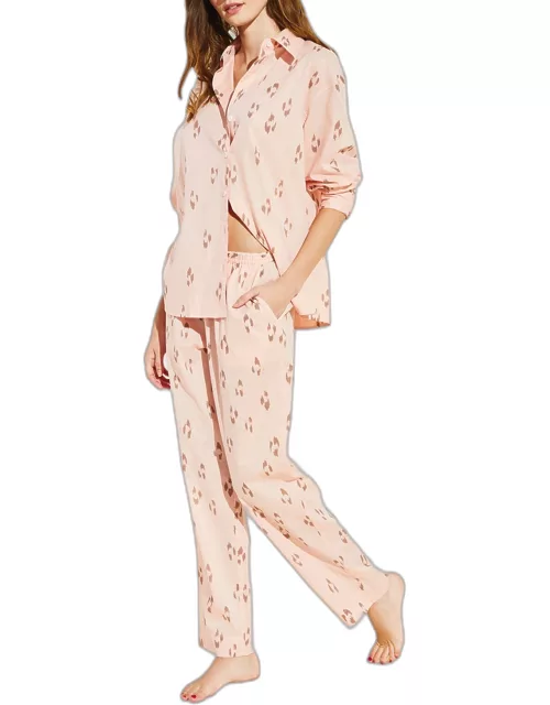 Printed Organic Cotton Pajama Set