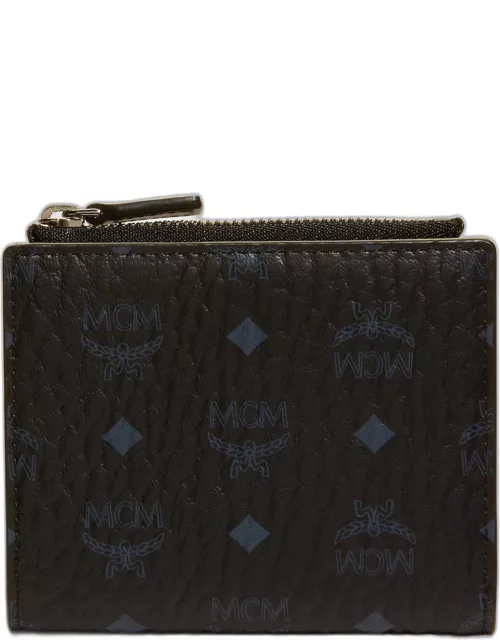 Original Visetos Monogram Flap Wallet