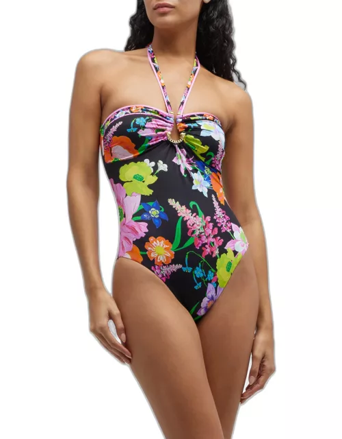 Away With The Fairies Bandeau One-Piece Swimsuit