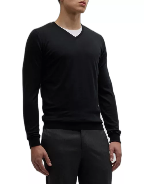 Men's Bobby V-Neck Wool Sweater