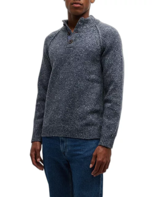 Men's Harding Melange Wool-Blend Sweater