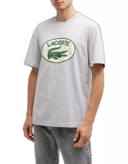 Men's Monogram Crocodile Logo T-Shirt