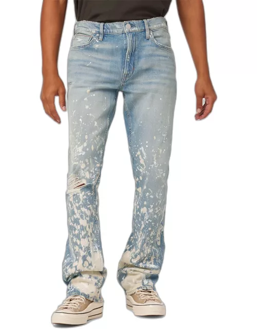 Men's Walker Paint-Splatter Flare Jean
