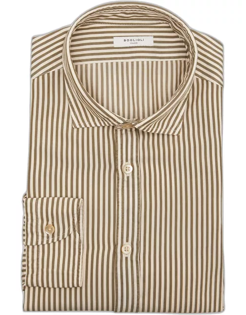 Men's Striped Dress Shirt