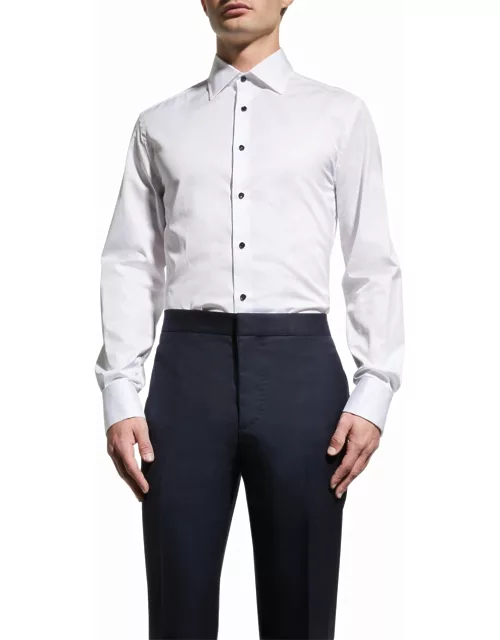 Men's French-Cuff Tuxedo Dress Shirt