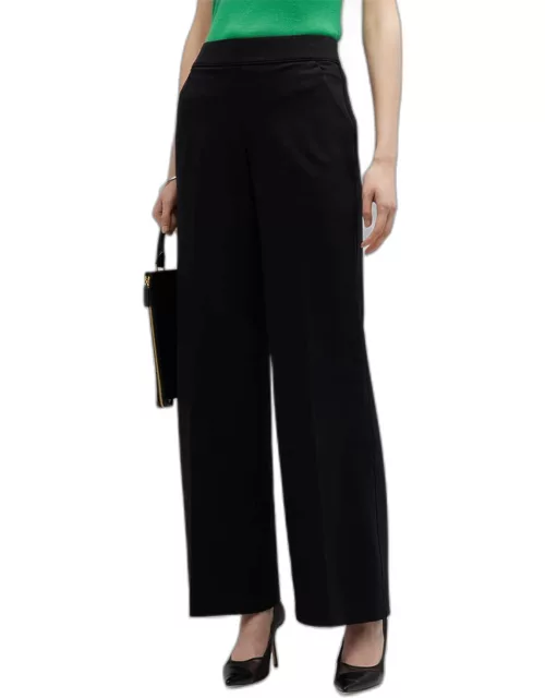 The Perfect Wide-Leg Stretch Pant