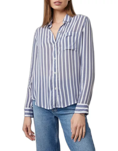Josephine Striped Button-Front Shirt