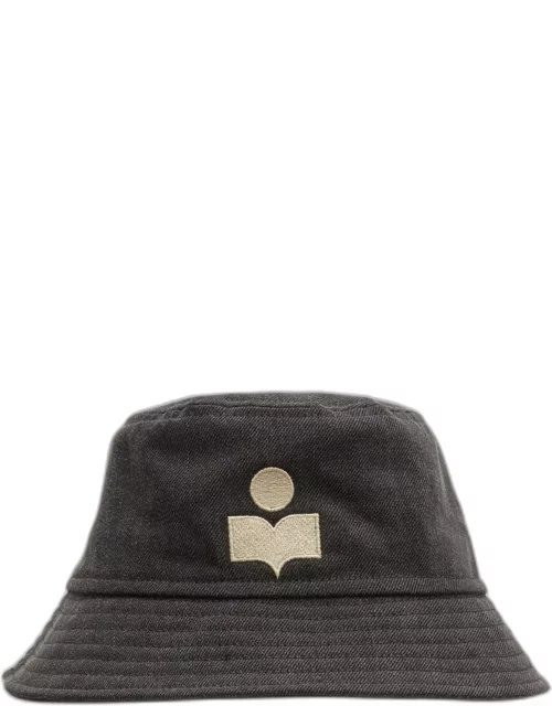 Haley Logo Denim Bucket Hat