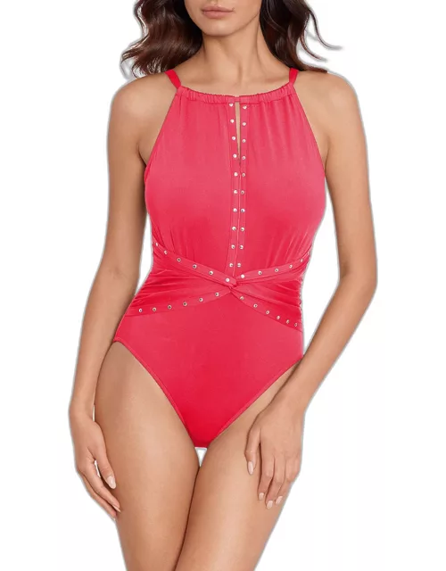 Diana Riveted One-Piece Swimsuit